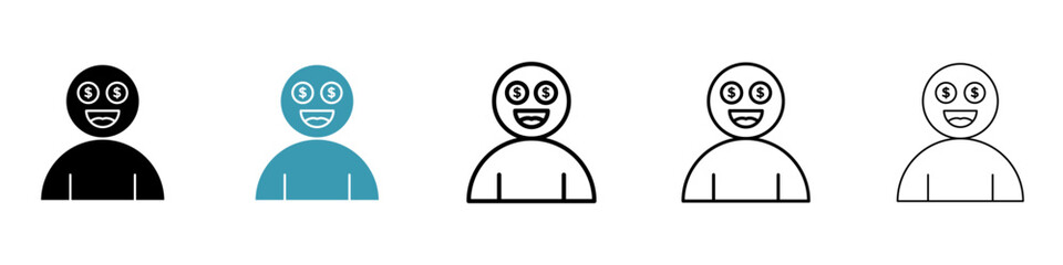 Greed icon. Design for web and mobile app. Vector illustration