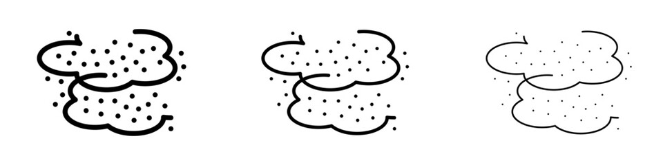 Dust icon. Design for web and mobile app. Vector illustration