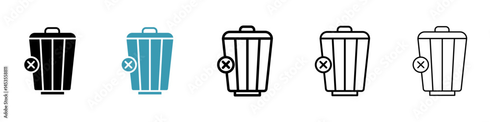Poster delete icon. design for web and mobile app. vector illustration