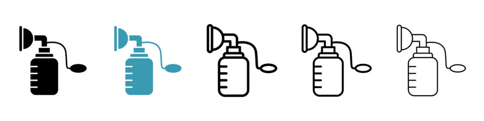 Breast pump icon. Design for web and mobile app. Vector illustration