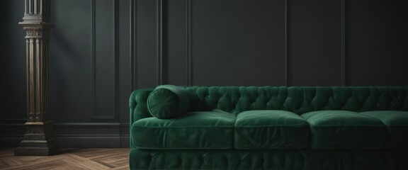 Deep emerald green velvet, ideal for upholstery or decor ,  velvet material,  material,  design