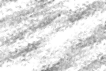 Black Grunge Ink Stroke Texture on White Background