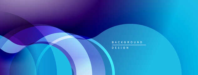 Abstract flowing shapes, vibrant blue purple gradient. Modern design element for backgrounds, presentations. Smooth curves create dynamic visual.