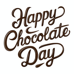 Happy Chocolate day greeting card
