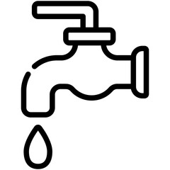 faucet line icon