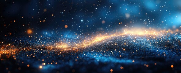 Abstract view of a cosmic nebula.