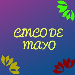 Cinco de mayo greetings, perfect for graphic design 