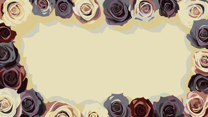 vintage background with frame