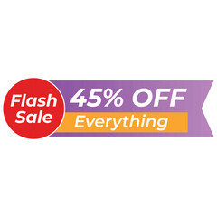  Flash Sale Banner 28 Off Everything Flash Sale Banner A vibrant flash sale banner graphic with a 28 off discount on everything.
