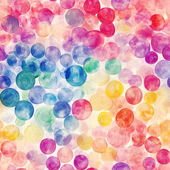 seamless pattern with colorful circles