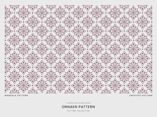 Intricate Lotus Flower Pattern Decorative Ornamental Seamless Background