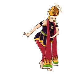 Gandrung Dance, traditional Javanese dance