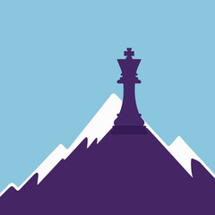 International Chess Day Vector Set – Flat Solid Color Illustrations of Chess Pieces, Chessboard, Players, Knight, Tournament Scene, and Global Chess Celebration Concept