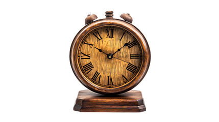 Antique vintage sitting wooden clock design