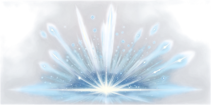 abstract blue background with snowflakes