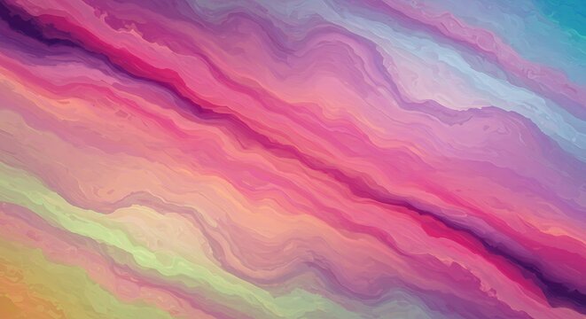 Abstract Colorful Swirls Pastel Rainbow Wave Background