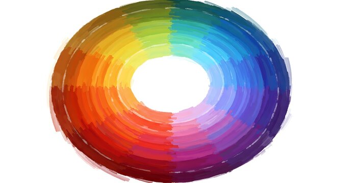 Vibrant Color Wheel A Spectrum of Hues and Shades