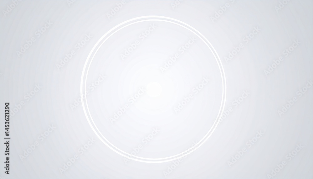 Poster Dynamic circular animation demonstration digital space graphic design minimalist environment centered viewpoint motion concept