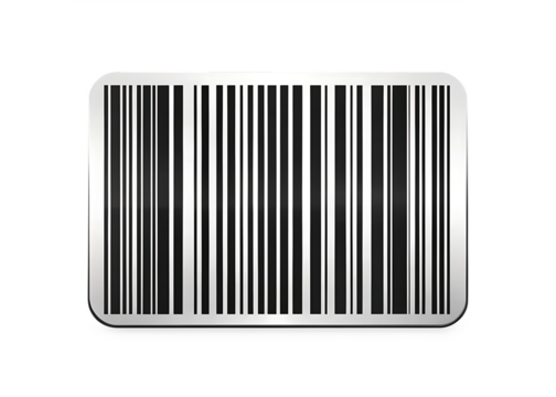 Barcode icon isolated on white background PNG , AI GENERATED