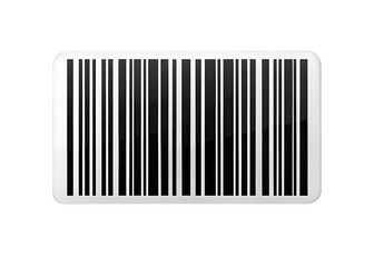 Barcode icon isolated on white background PNG , AI GENERATED