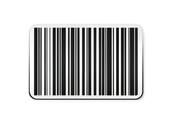 Barcode icon isolated on white background PNG , AI GENERATED