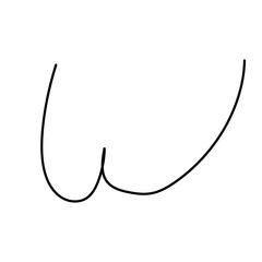 Simple pen handwritten speech bubble vector digin 