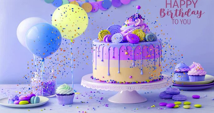 happy birthday greeting video, greeting video, happy birthday