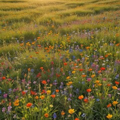 Fototapeta premium field of red poppies