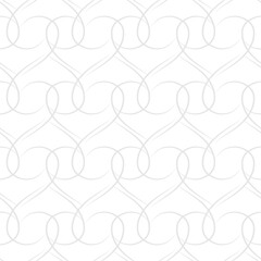 Light gray wavy line seamless pattern