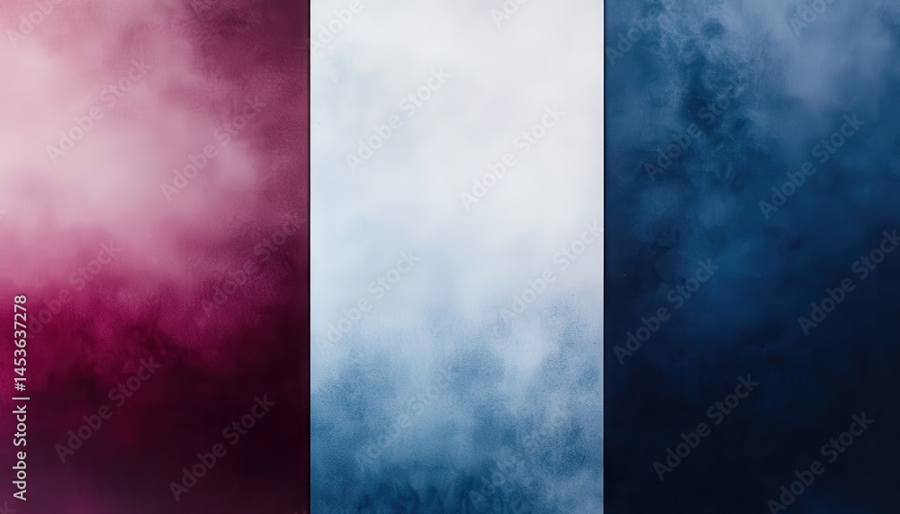 Poster abstract colorful background with blue white and pink textures with gradient overlay artistic style 