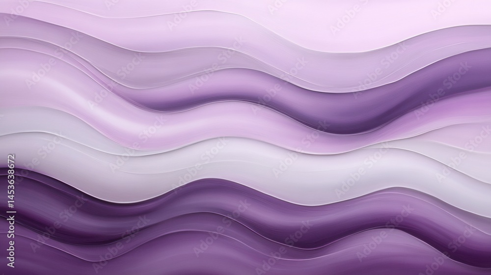 Fototapete abstract purple wave texture gradient background with smooth elegant curves in modern design and dec