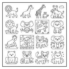 Obraz premium Comfy Patterns Bold & Easy Coloring Pages for Kids and Adults