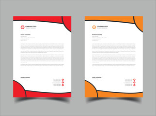 Company Letterhead template design
