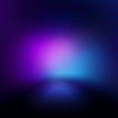 Dark Blur Background with Violet and Blue Gradient in Minimalist Style