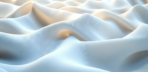 Obraz premium Detailed close-up of flowing, smooth fabric.
