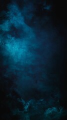 Dark Moody Background with Abstract Shadows and Mysterious Atmosphere in Deep Blues and Blacks