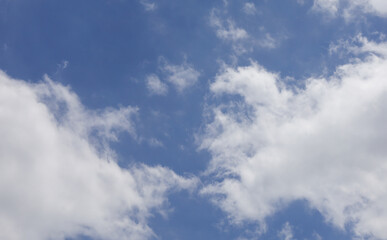 blue sky with clouds