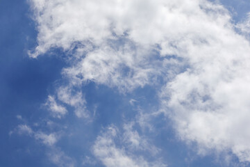 blue sky with clouds