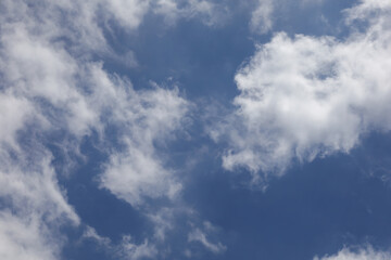 blue sky with clouds