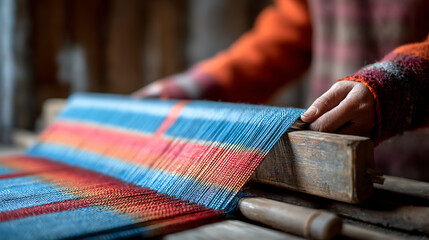 Weaving Colorful Threads: A Handcrafting Tradition