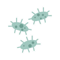 Illustration of Bacteria Virus
