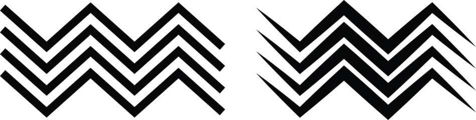 Air , water waves line icon set. Simple wind, breeze, outline signs, weather symbol isolated on transparent backgrounds, vector collection with editable stroke. Various wave art design logo element.