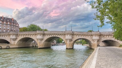 Fototapeta premium Paris, the Pont-Neuf on the Seine