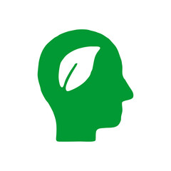 symbol of humans who always think about environmental sustainability Green