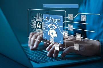 AI Agents Business Analyze Businesses Together with Al Assistants to Perform Tasks That Suit Their...