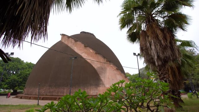 The Golghar or Gol Ghar is a large granary located in Patna city of Bihar state, India