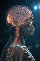 3d rendered illustration of a brain