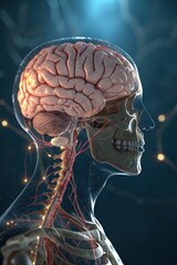 3d rendered illustration of a brain