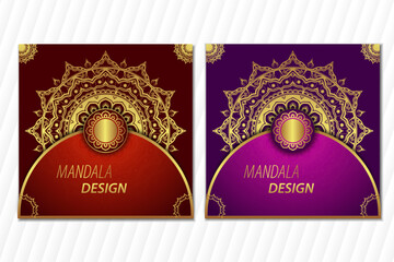 Ornamental luxury mandala pattern design