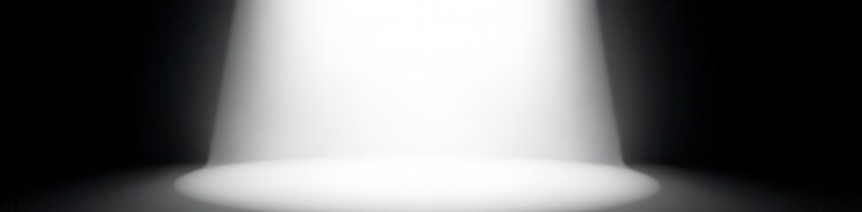 Dramatic black studio, intense white light Ideal for high-impact visuals , intense, minimalist